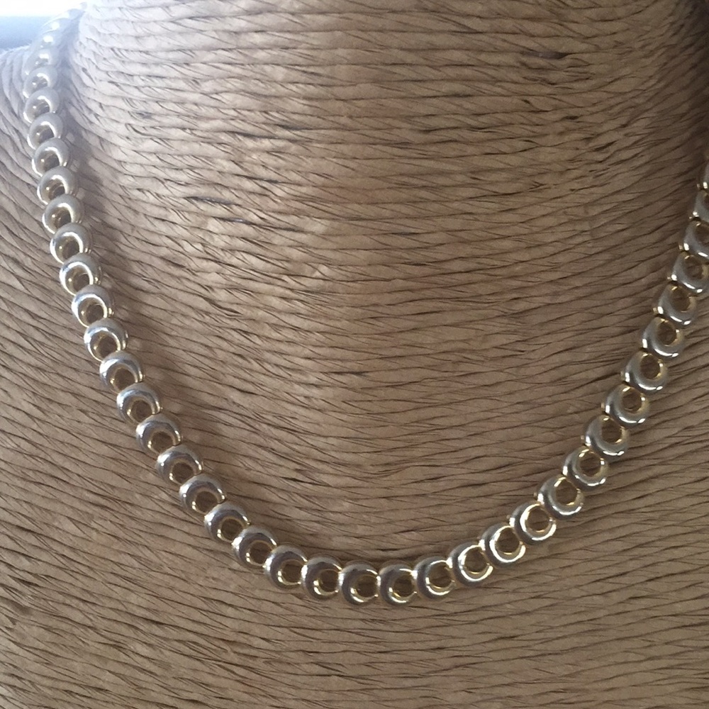 Gold tone necklace
